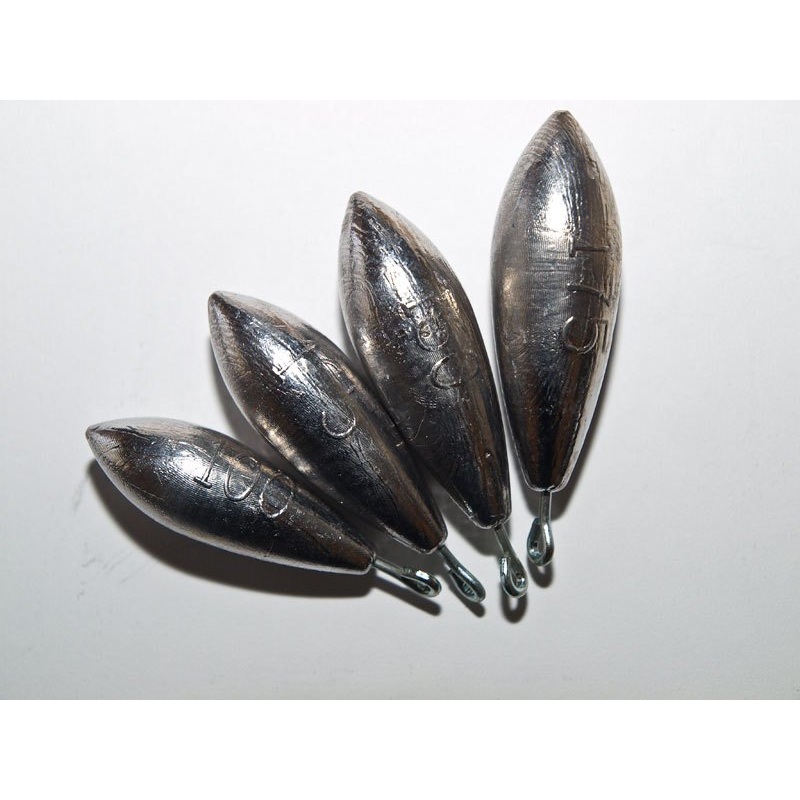 Lead Fishing Weights – Distance Casting Torpedos With Tails