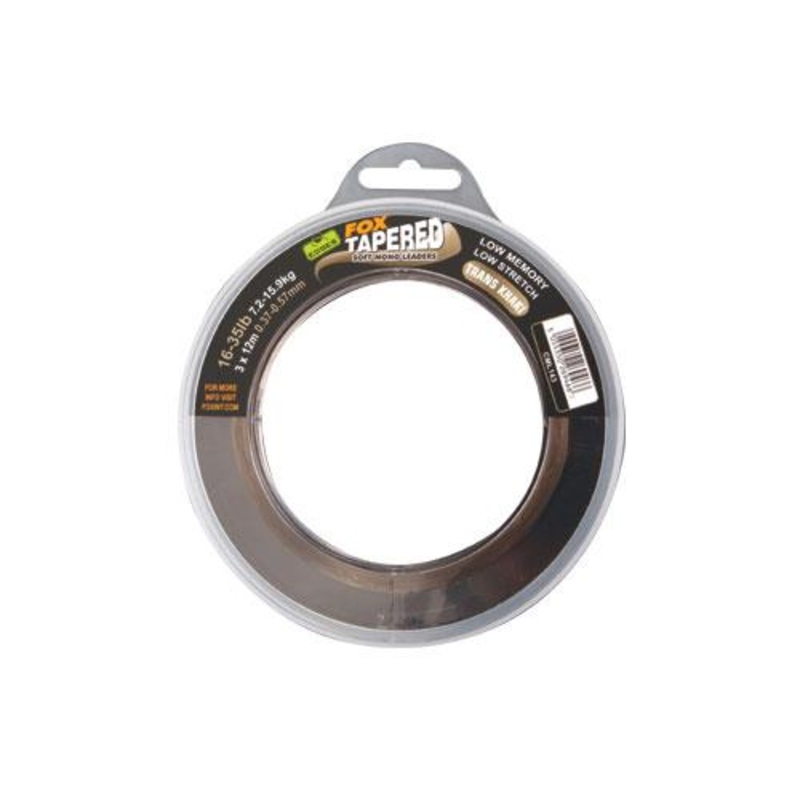 Fox Edges Tapered Soft Mono Leaders 16lb – 35lb