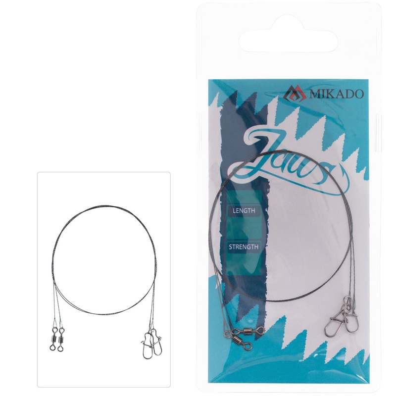 Mikado Jaws Tungsten Leader|Superlight – 15cm / 5kg|Light – 25cm / 10kg