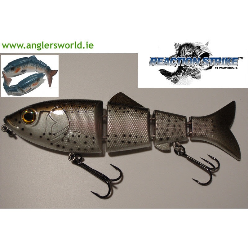 Reaction Strike Revo Shad Swimbait – Slow Fall – Ghost Rainbow