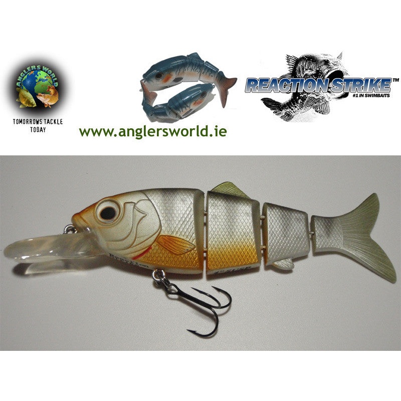Reaction Strike Revo Shad Swimbait – Suspending – Natural Matte Perch
