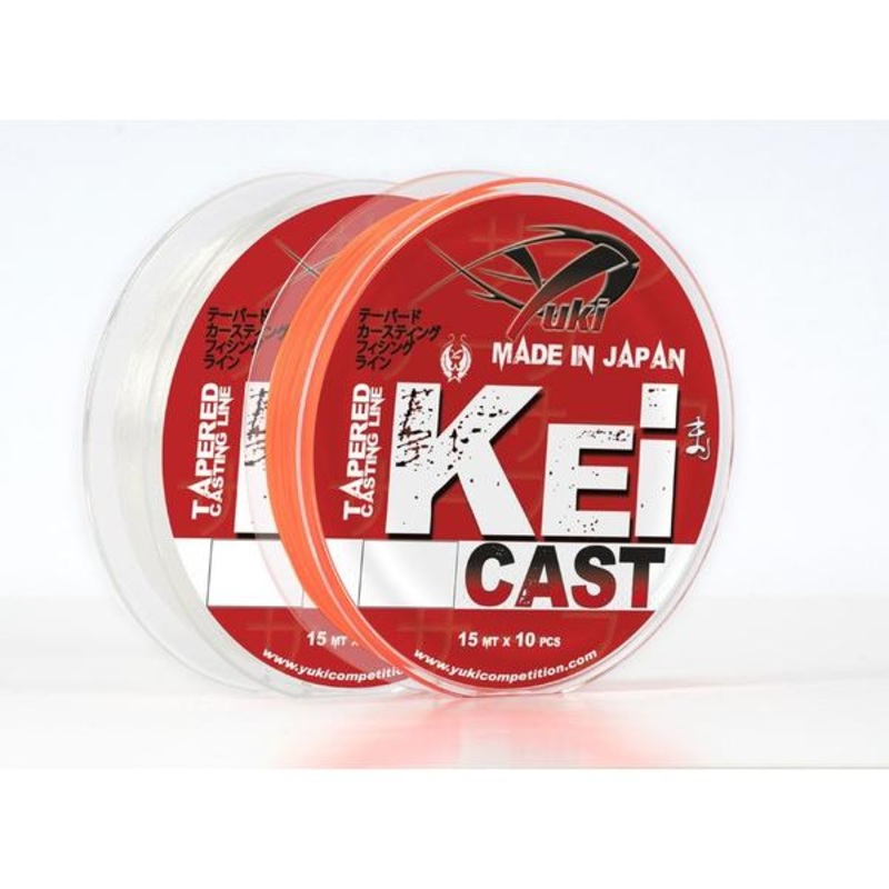 Yuki Kei Cast Tapered Leader|0.23mm-0.57mm|0.25-0.57mm