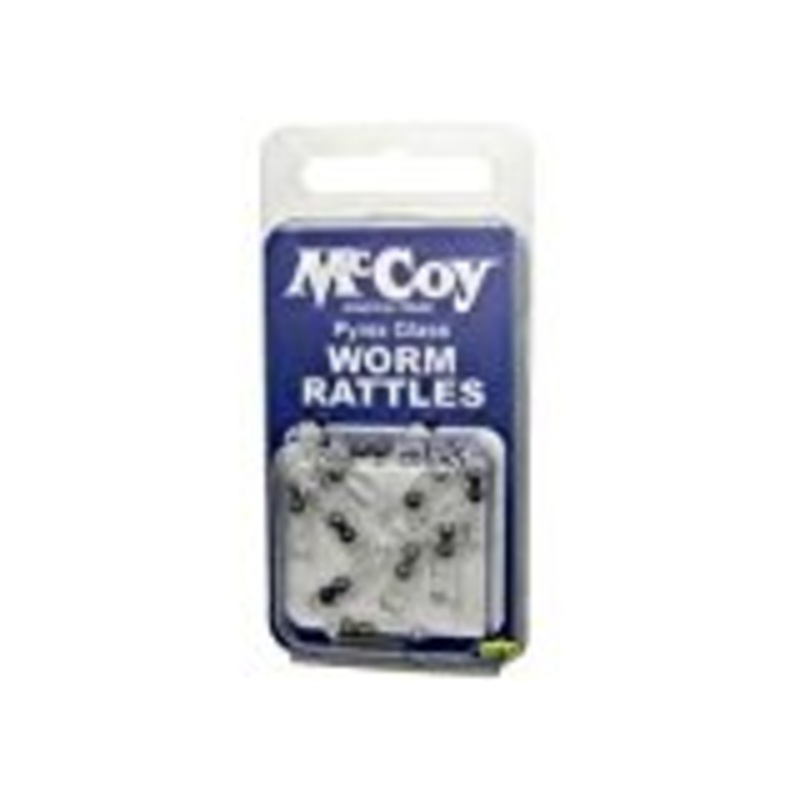 McCoy PYREX GLASS WORM RATTLES