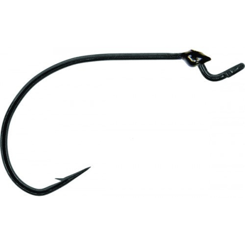 Mustad UltraPoint Grip-Pin Big Bite Soft Plastics Hook 2X Long  Black Nickel