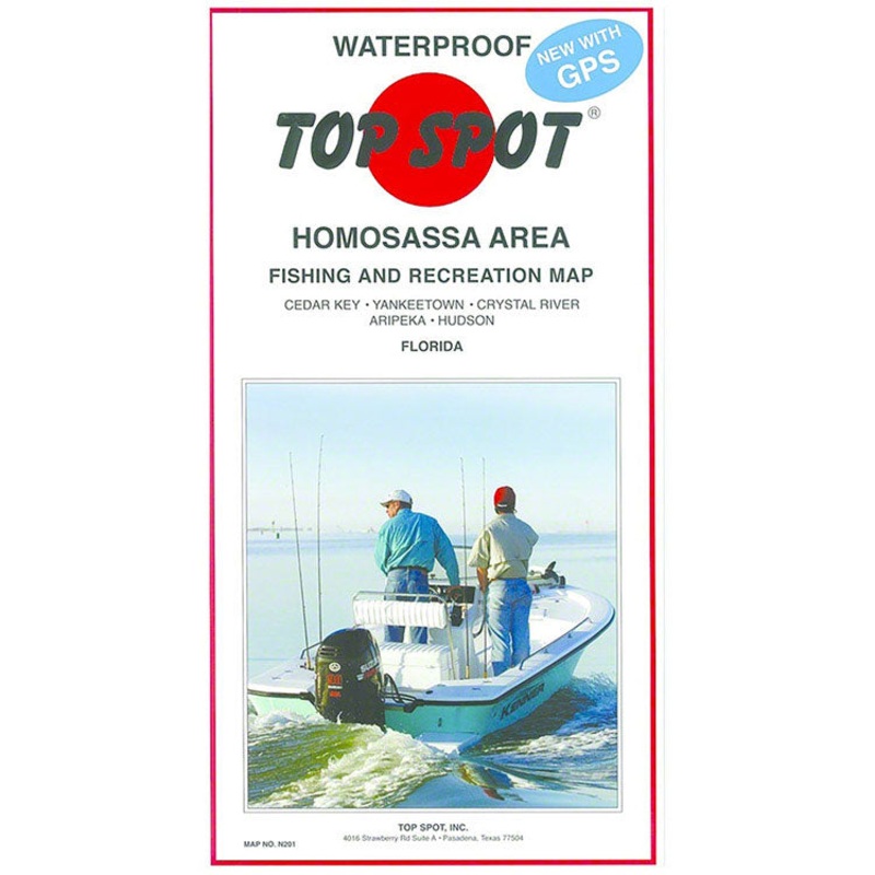 Top Spot Homosassa Area Map