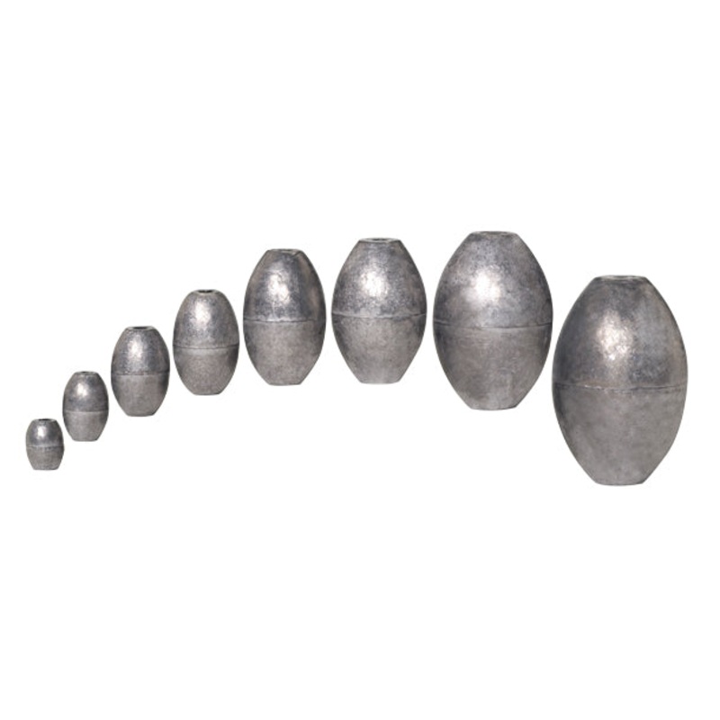 Water Gremlin Egg Sinker|1/8 oz 14 Pc|1/4 oz 11 Pc|1/2 oz 7 Pk|3/4 oz 5 Pc|1-1/2 oz 3 Pc
