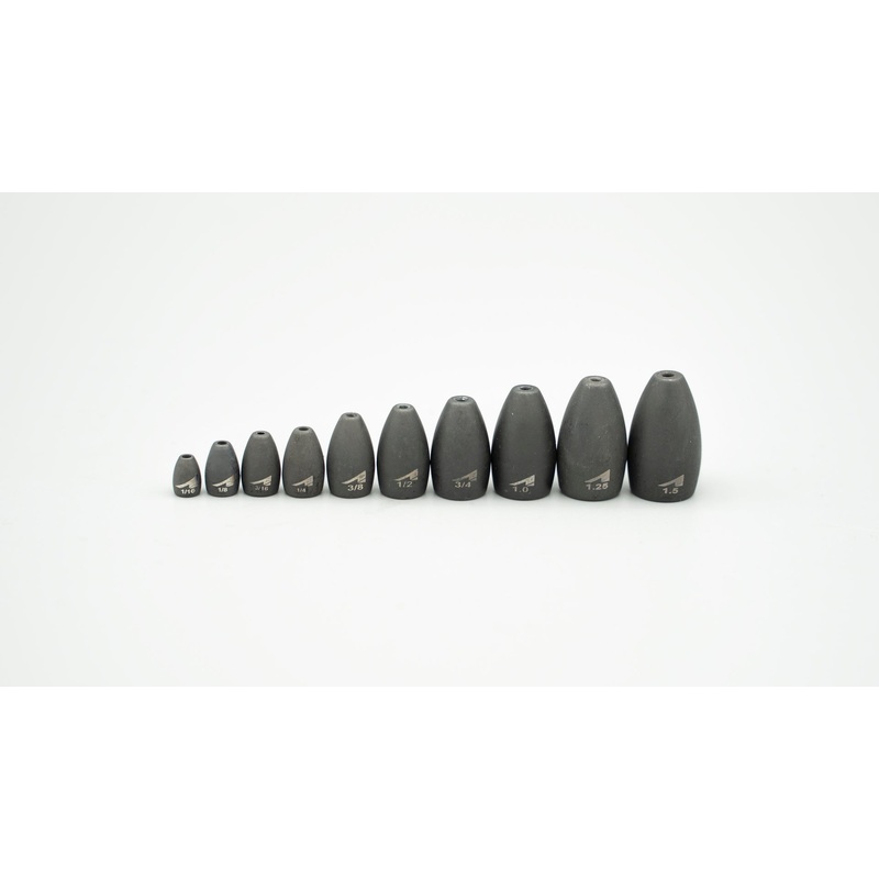 Ark Tungsten|No Chip Matte Black|1/16oz|1/8oz|3/16oz|1/4oz|5/16oz|3/8oz|1/2oz|3/4oz|1oz|1 1/4oz|1 1/2oz|2oz|Flipping