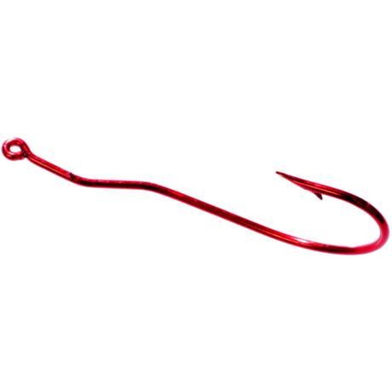 Tru-Turn 063ZS Worm Hook Two Slice Sproat Blood Red