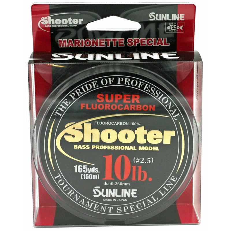 Sunline Shooter Fluorocarbon|10lb | 164yd|12lb | 164yd|14lb | 164yd|16lb | 164yd|18lb | 164yd|20lb | 164yd|25lb | 110yd|20lb | 660yds