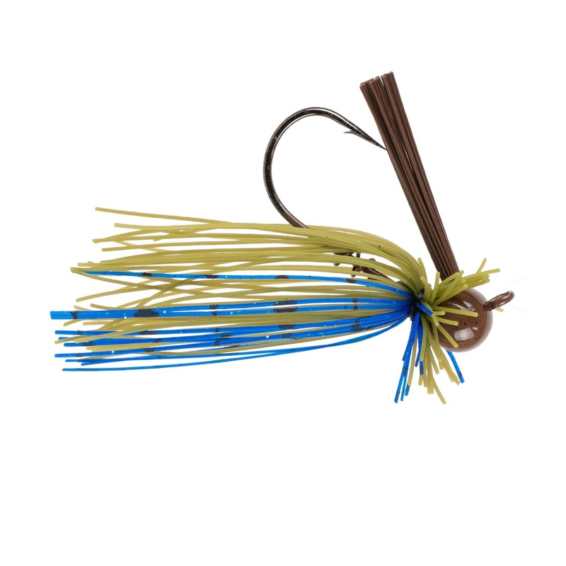 Divine BallHead Finesse Jig – Green Pumpkin Blue