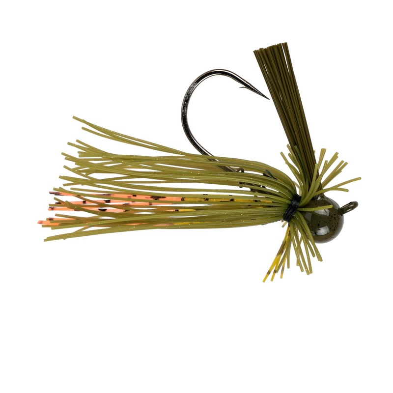 Divine BallHead Finesse Jig – Green Pumpkin Orange