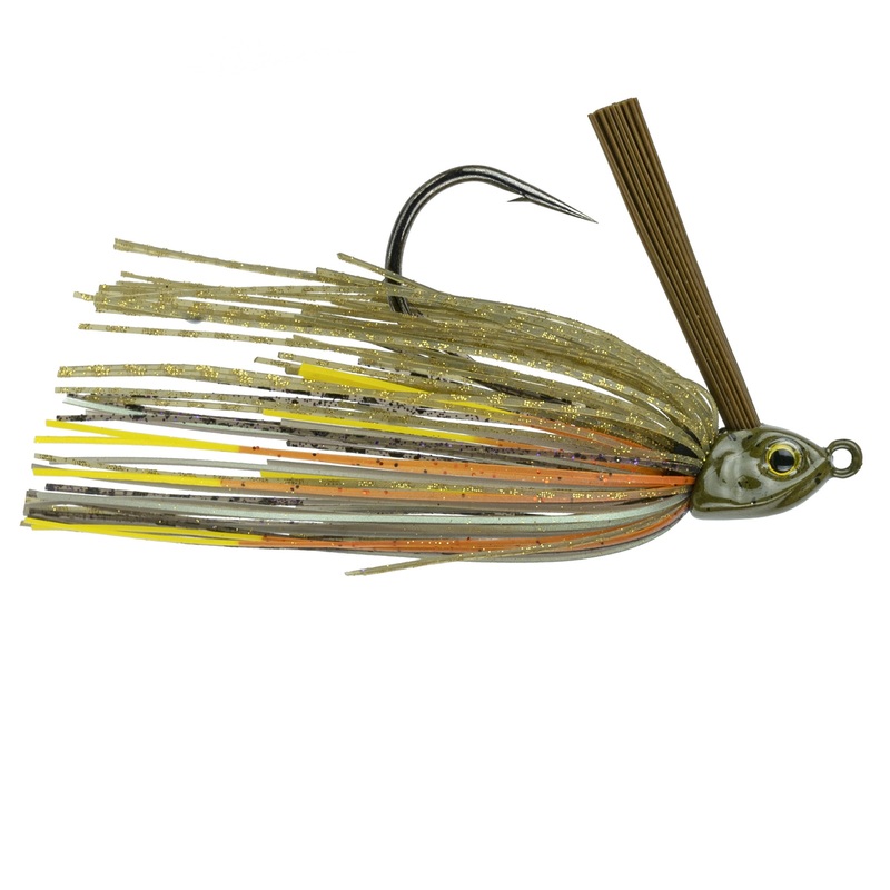 Divine Braid Swim Jig – Bluegill Fire