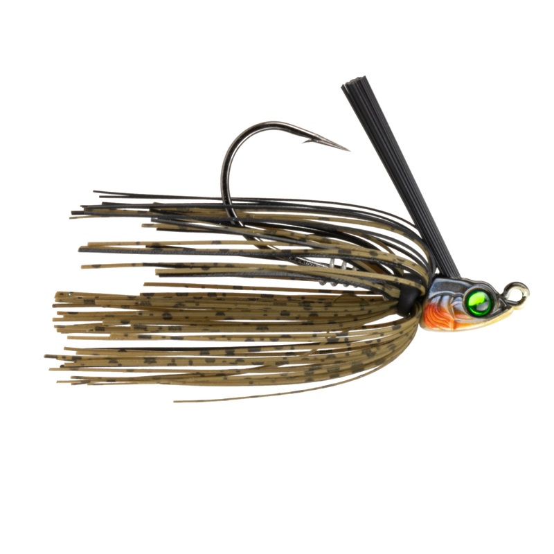 Divine Swim Jig – Green Pumpkin Black