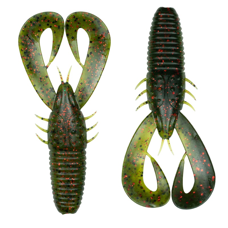 Stroker Craw – Darkmelon Red|3.3in (8/pk)|2.4in (8/pk)