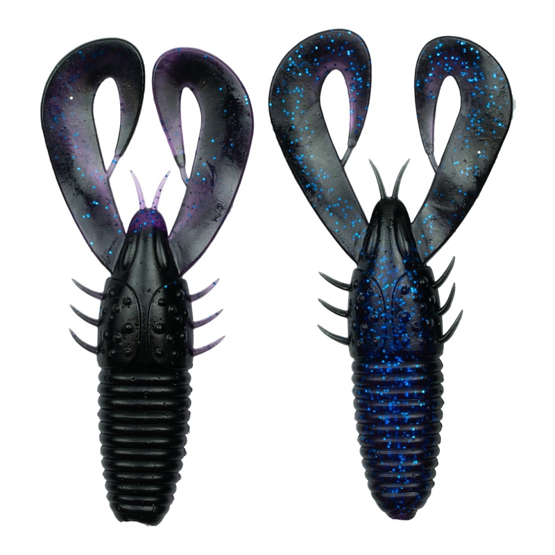 Stroker Craw – Darkwater Bug|3.3in (8/pk)|2.4in (8/pk)