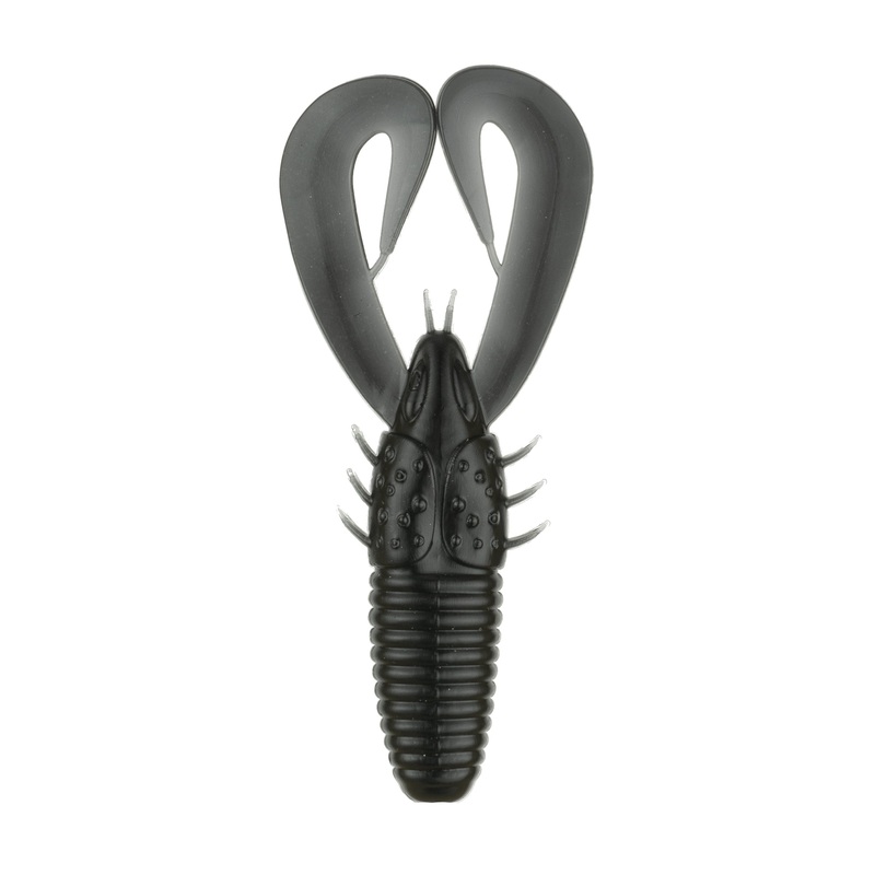 Stroker Craw – Black|3.3in (8/pk)