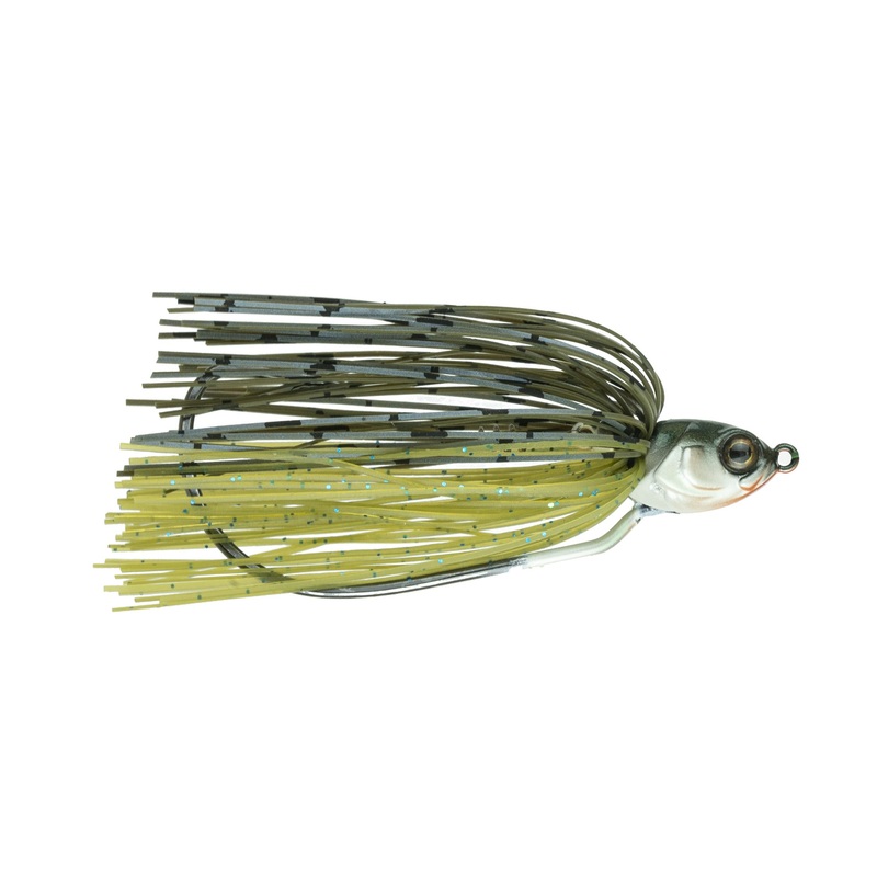 Axle Swinging Swim Jig – Green Pumpkin Gill