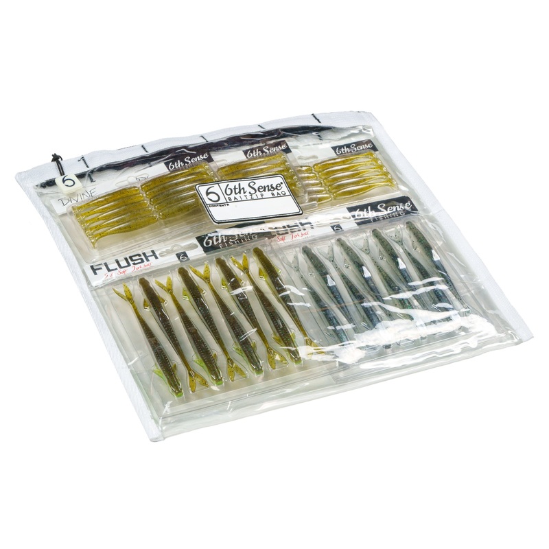BaitZip Pro Gusseted Bag – Clean White