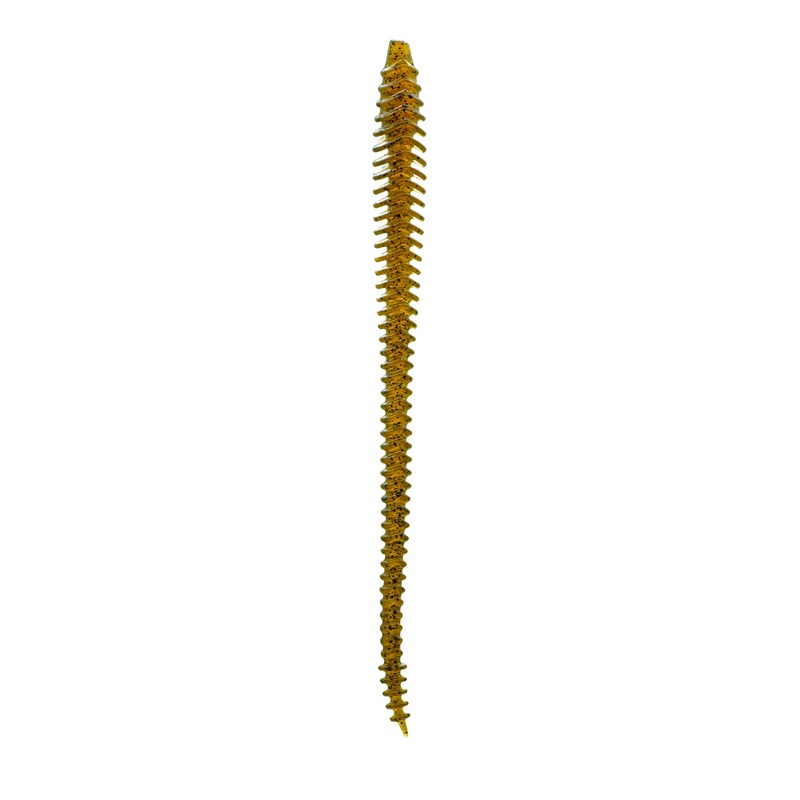 Boosa 6.5 Shakey Worm – Green Pumpkin Pro