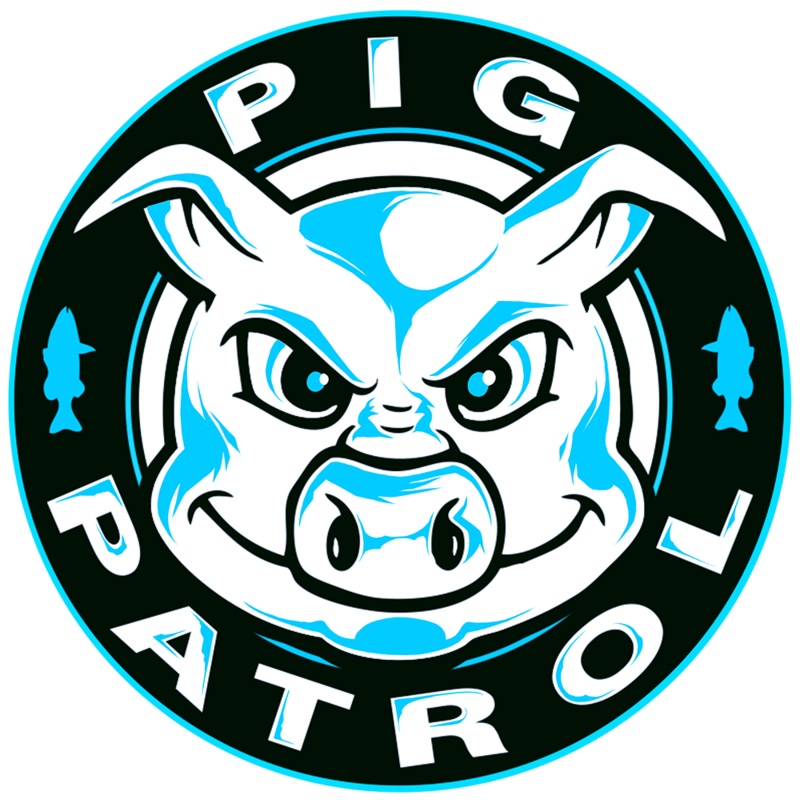 Pig Patrol Pig Stamp – Blue