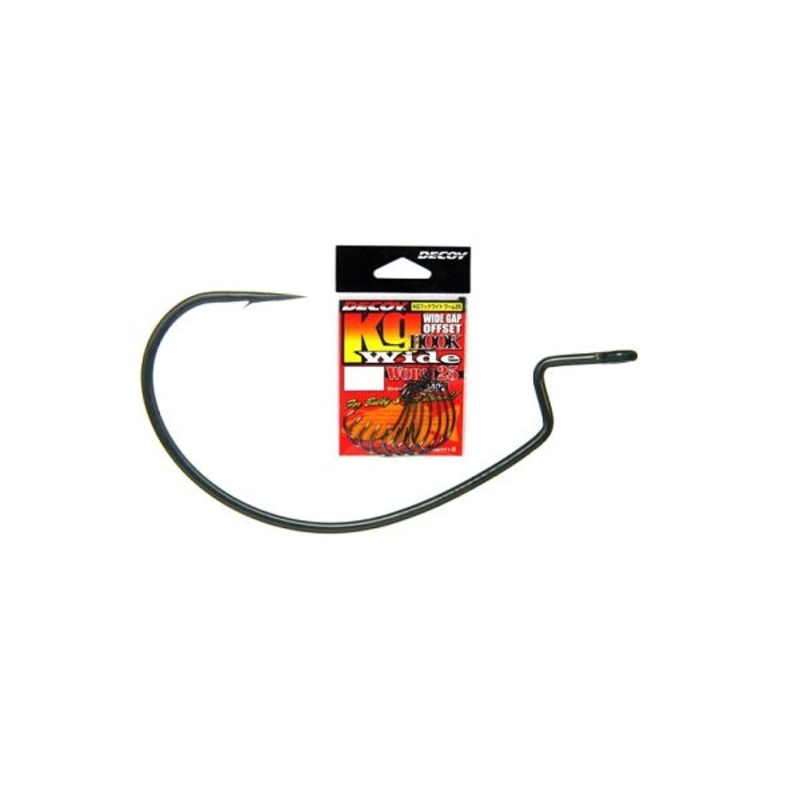 KG Wide Gap Worm 25|Black|Size 5/0|Size 3/0|Size 4/0|Size 1|Size 2|Size 2/0|Size 1/0