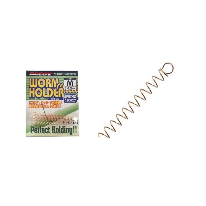 Worm Holder Spring Type|Gold|Medium|Large