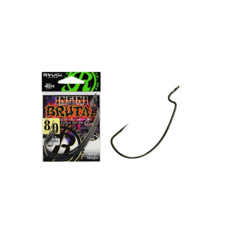 Infini Brutal|Black|Size 7/0|Size 8/0