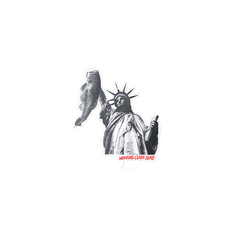 Liberty Bass Sticker|Black/White|5″ x 5″