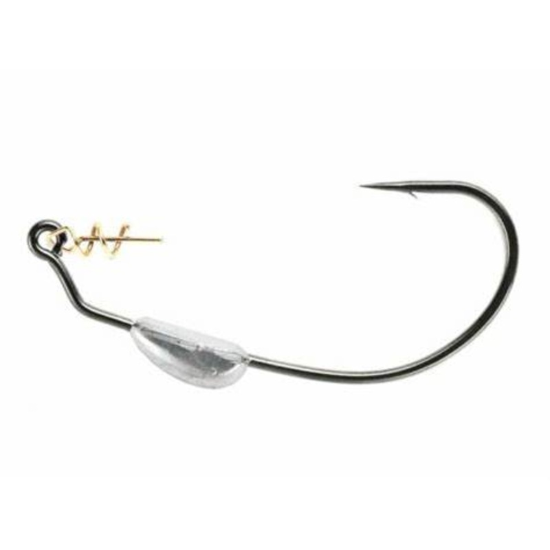 Makisasu Weighted Worm Hook|Size 4/0|Size 5/0|Size 2/0|Size 2|Size 1|Size 1/0|Size 3/0|Black