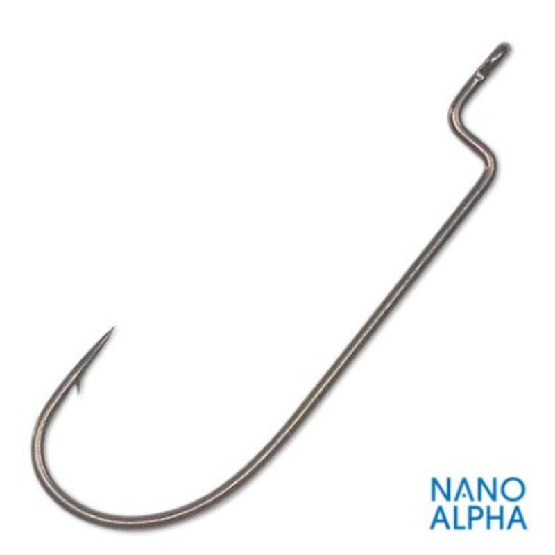 Offset Shank Worm Hooks|Nano Alpha|Size 1/0|Size 2/0|Size 3/0|Size 4/0|Size 5/0