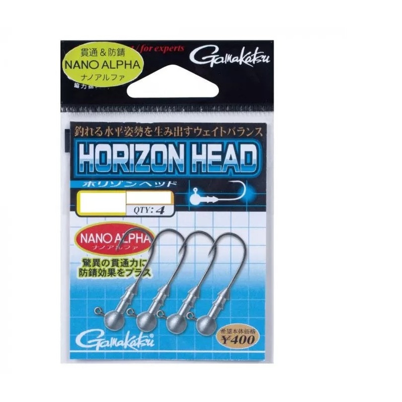 Horizon Head|Size 2|Size 1|Size 1/0|Size 2/0|Size 3/0|Lead – .35gram|Lead – 2.6gram|Lead – 3.5gram