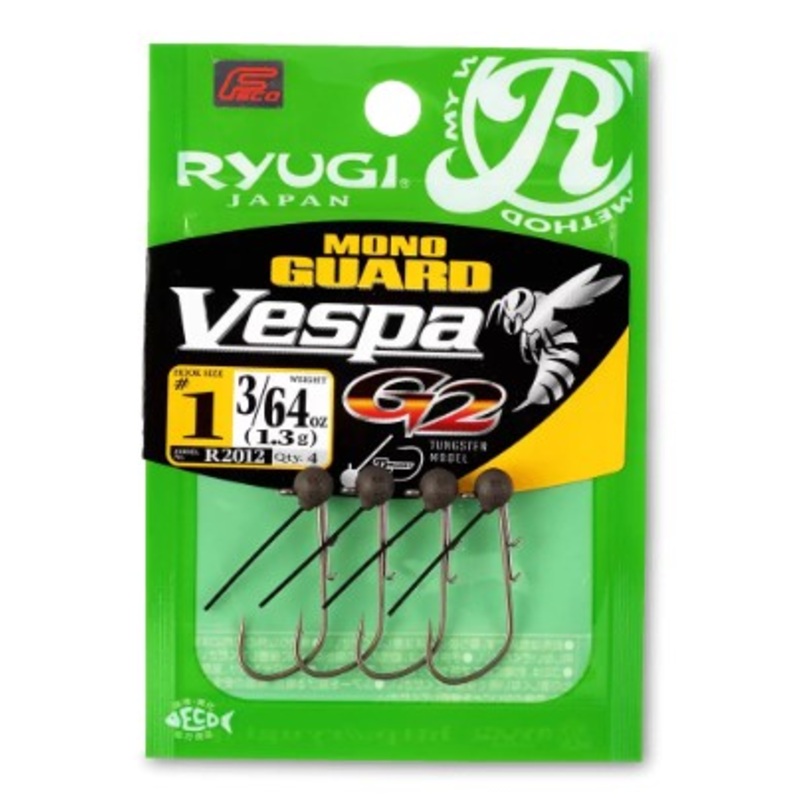 Mono Guard Vespa G2|1/8 oz|1/32 oz|3/64 oz|1/16 oz|3/32 oz|Size 1