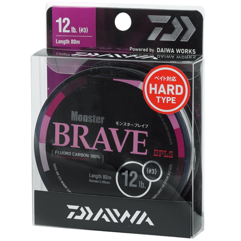 Monster Brave Z Flourocarbon|12lb|13lb|14lb|16lb|18lb|20lb|22lb|Clear
