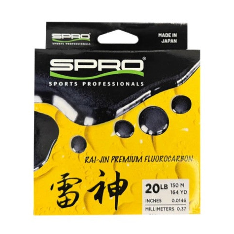 Rai-Jin Premium Fluorocarbon|6lb|8lb|10lb|12lb|14lb|16lb|20lb|150m|600m