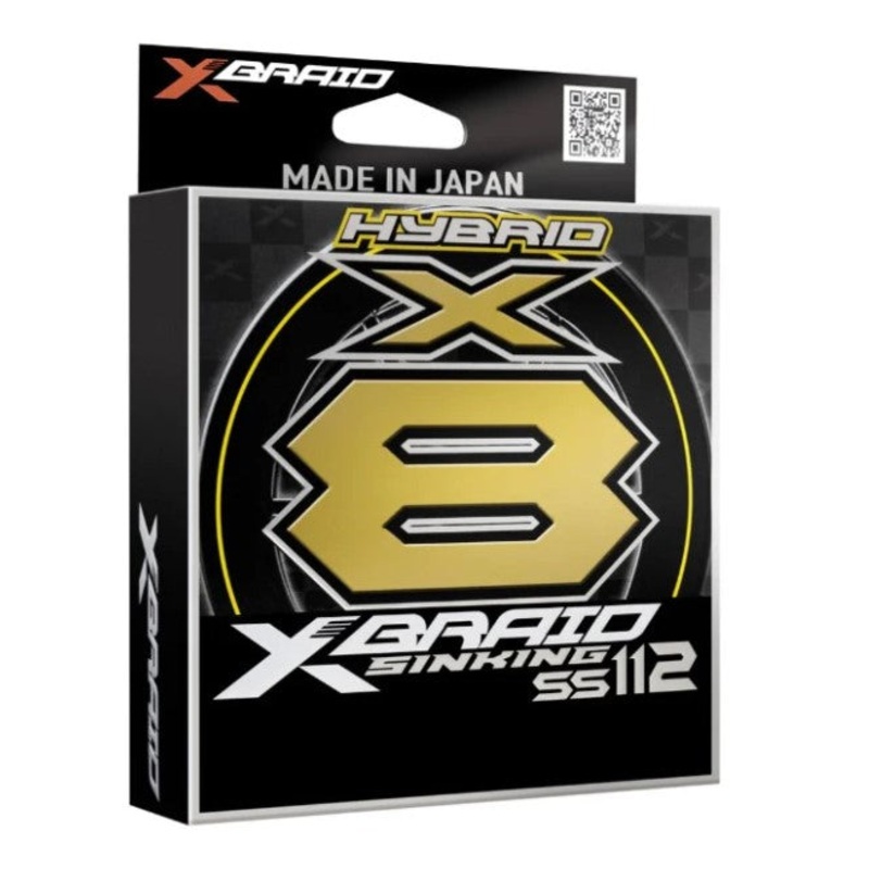 Xbraid Sinking SS112 Braid|Yellow|8lb 165yds|10lb 165yds|15lb 165yds|20lb 165yds|30lb 165yds