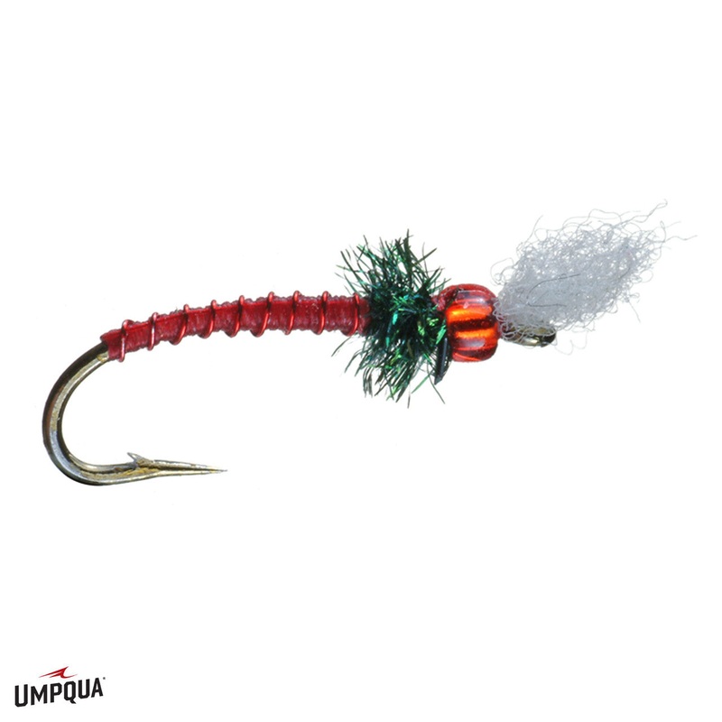 Umpqua Rojo Midge|18|Hot Red