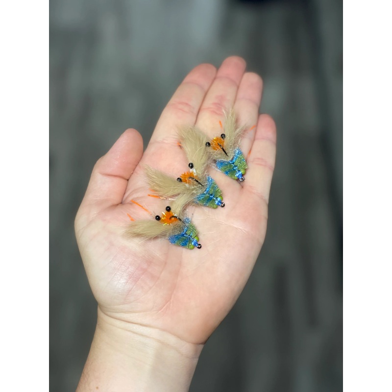 Mac Flies Critter Crab|Blue/Tan|Black/Purple