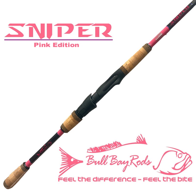 Bull Bay Sniper-Pink Edition|7 6-12M-F|7 8-17MH-F|7’6 6-12M-F|7’6 8-17 MH-F