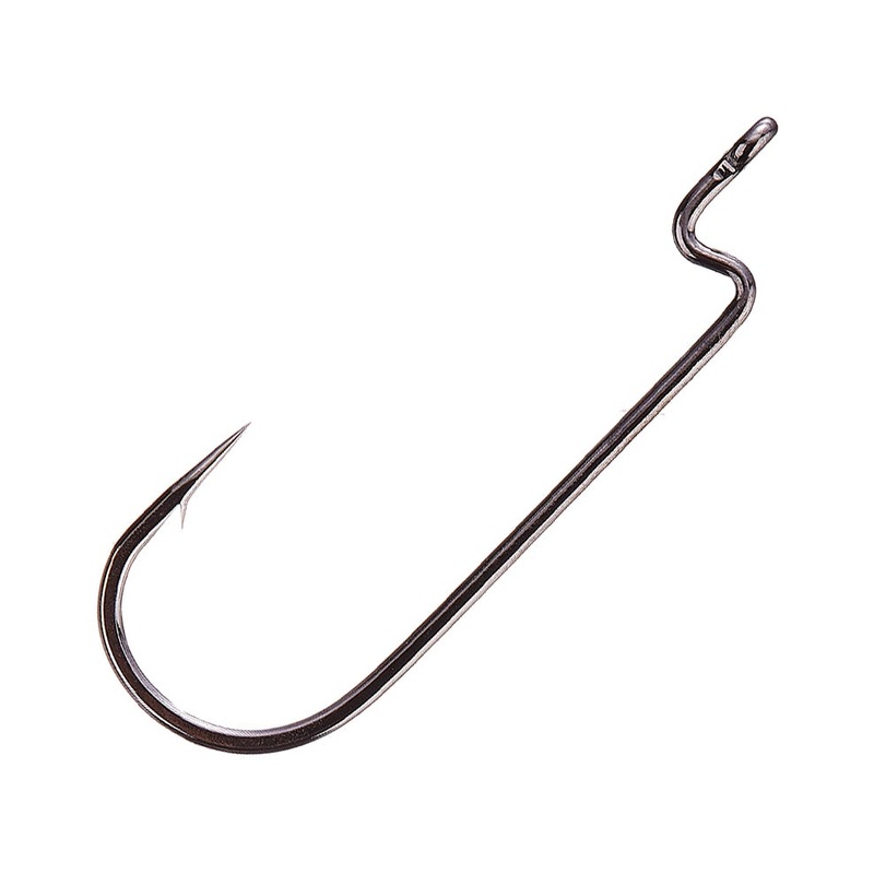 Gamakatsu Superline Offset Round Bend Worm Hooks – 5pk