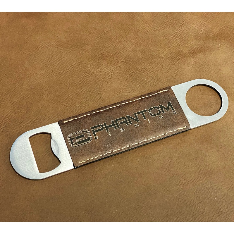 Phantom Outdoors Leather Bottle Opener