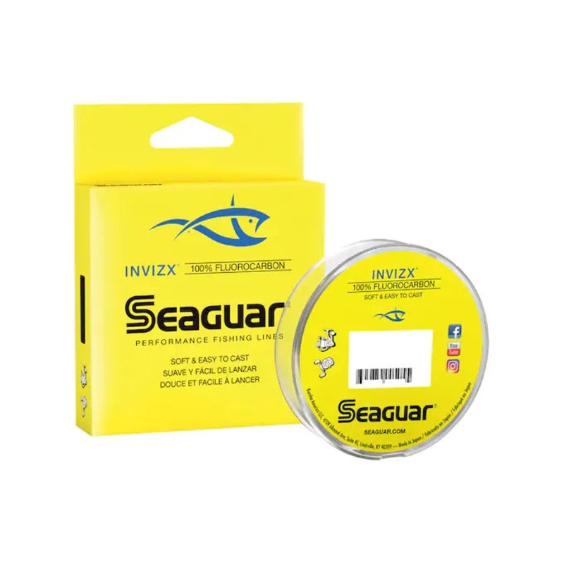 Seaguar InvizX 100% Fluorocarbon Line – 200yd