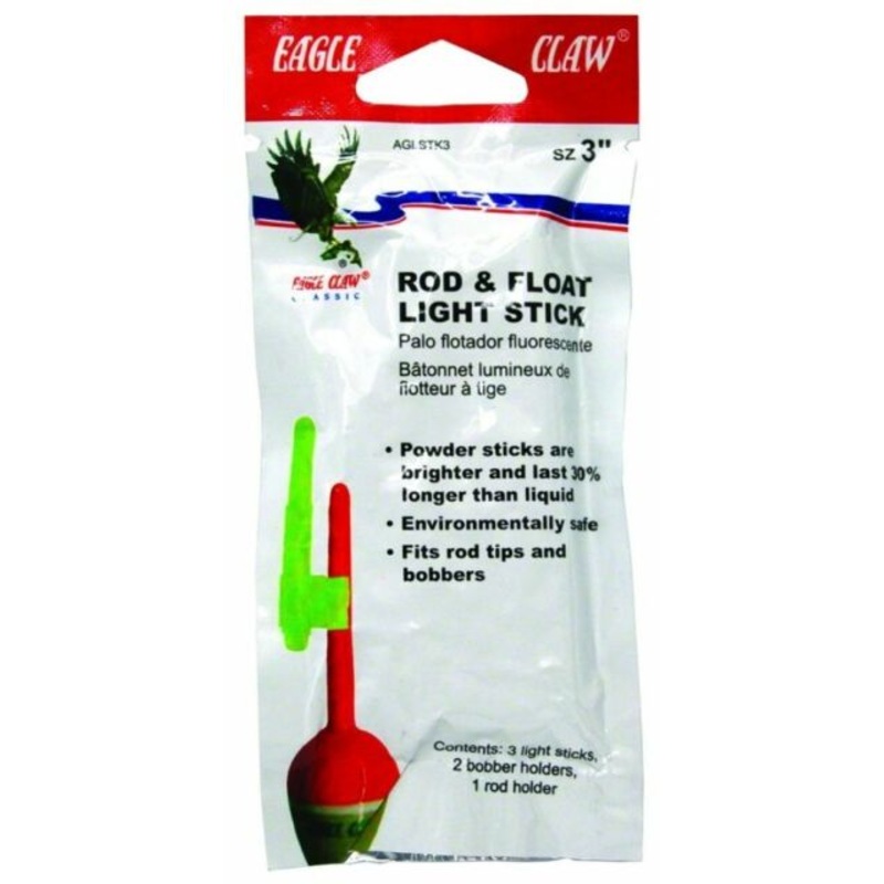 EAGLE CLAW UNIVERSALLIGHT STICKS 3 GREEN GLOW