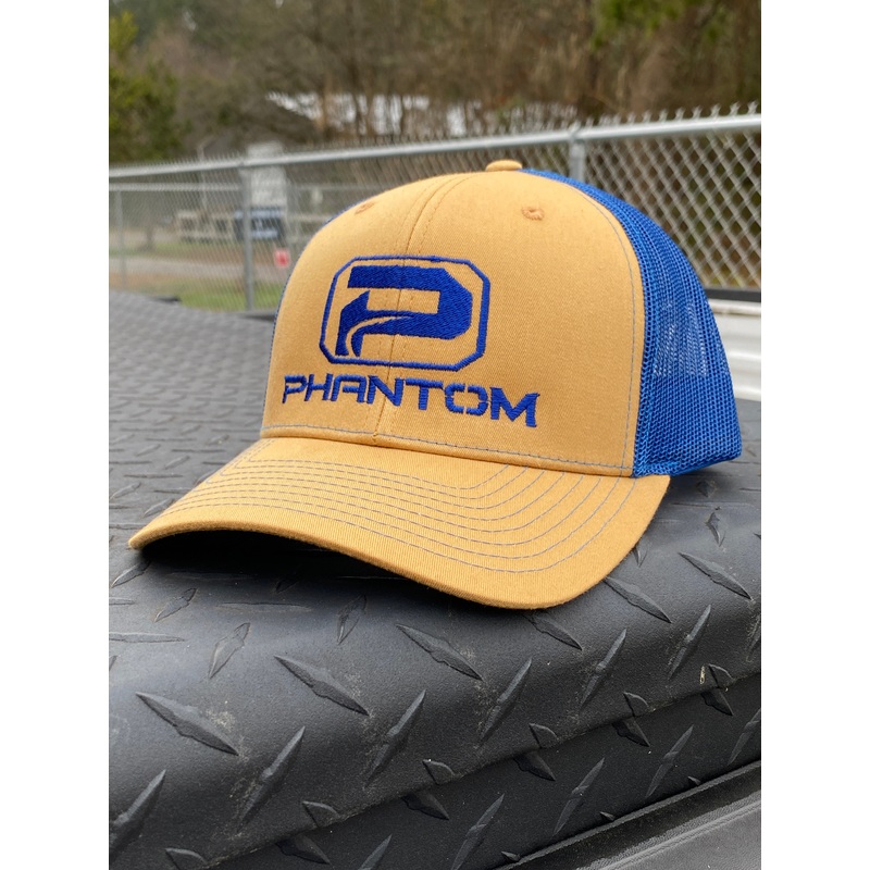 Phantom Outdoors Gold/Blue Mesh Cap