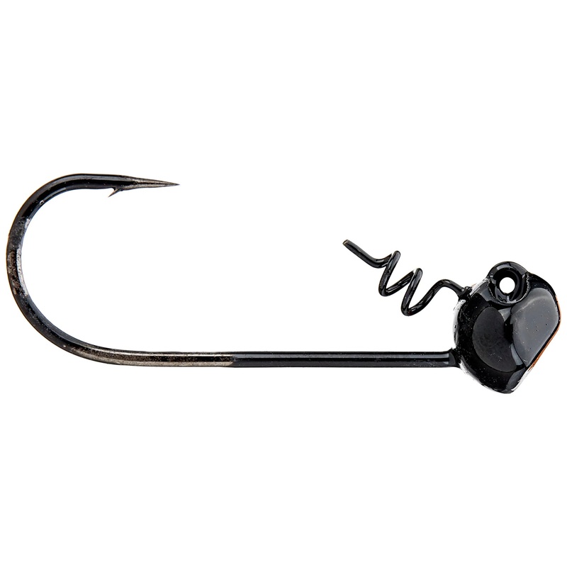 Tackle HD MF Shakey Head – Black, 3/8oz, 3pk