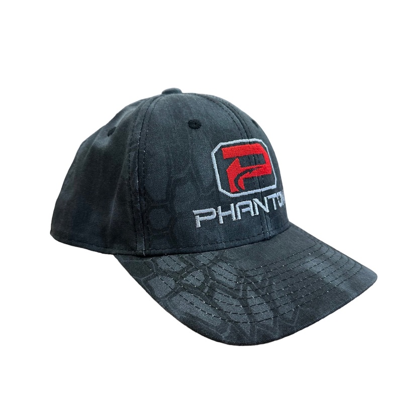 Phantom Classic Black Red Old School Trucker hat