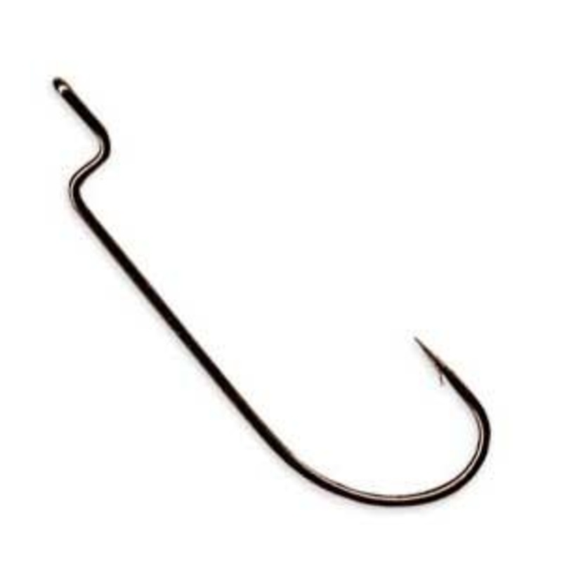 Gamakatsu Worm Offset Shank, Round Bend Hooks – 6pk