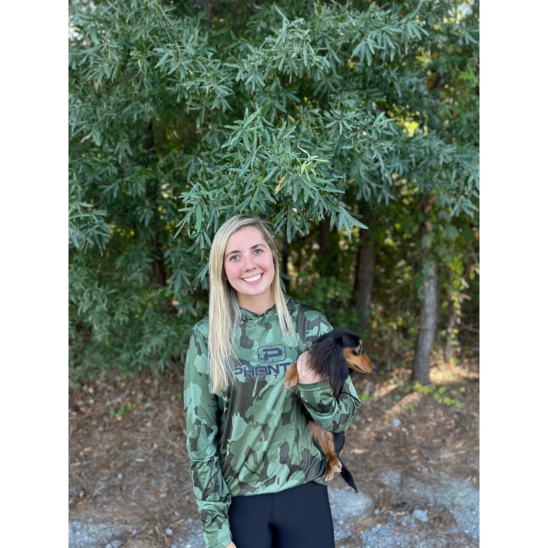 Phantom Performance Hooded Camo L/S