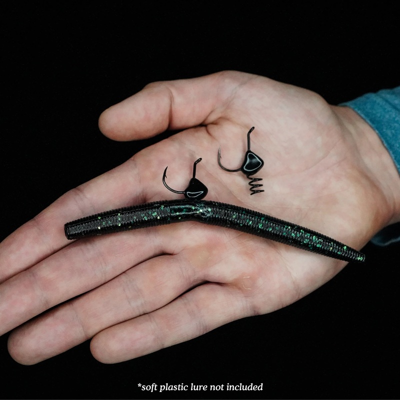 CoreTackle Wacky Shot|Black Weedless|Black|1/8oz|1/28oz