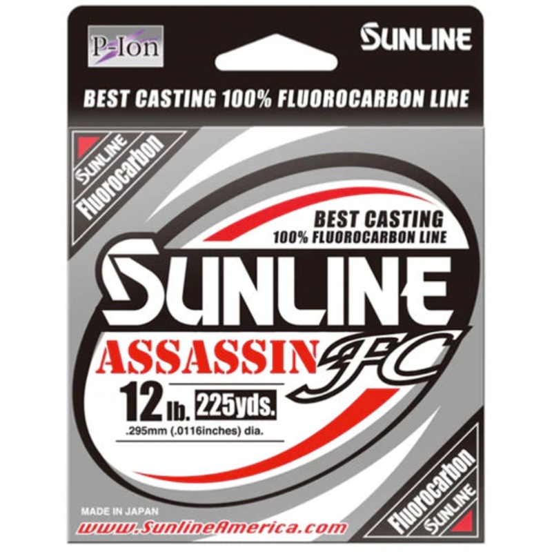 Sunline Assassin FC|225yds|660yds|8lb|10lb|12lb|15lb|17lb|20lb