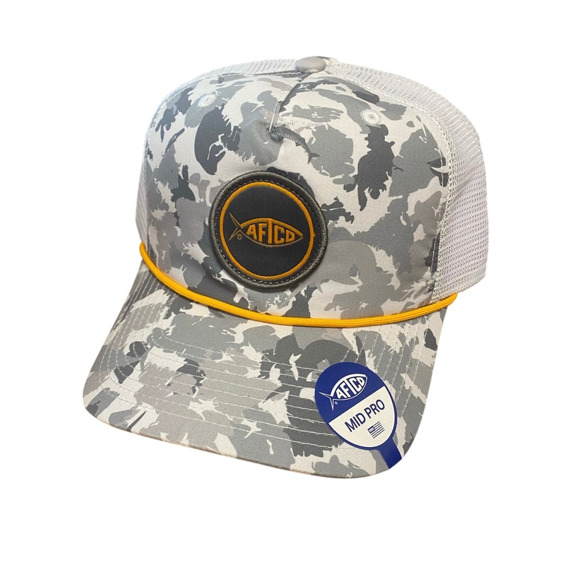 AFTCO Big 3 Trucker Hats|Gray Grander Camo